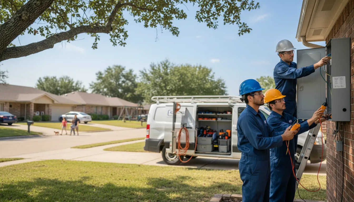 Certified electrician providing emergency electrical services in Mershon, GA